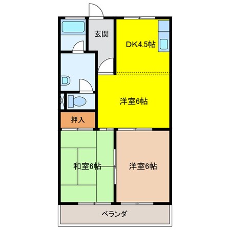 アメニティハウスオガワの物件間取画像